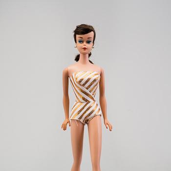 BARBIE OCH HENNES VÄNNER, 9 stycken dockor, Mattel, 1960/70-tal.