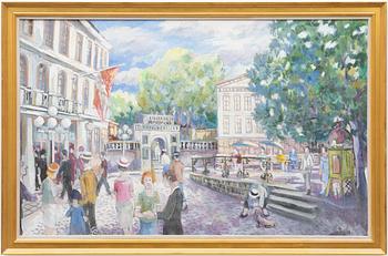 Charles Sjöholm, Mosebacke torg.