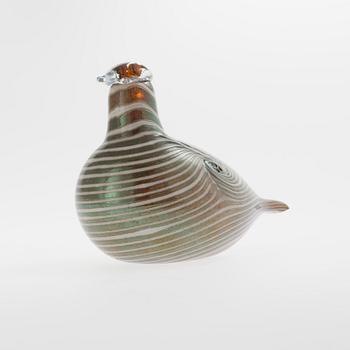 FIGURIN, glas, signerad O. Toikka, Nuutajärvi.
