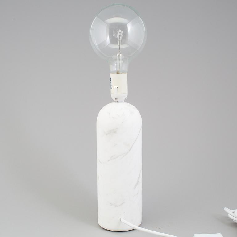 a "Kizu" table lamp by Lars Tornoe for New works.