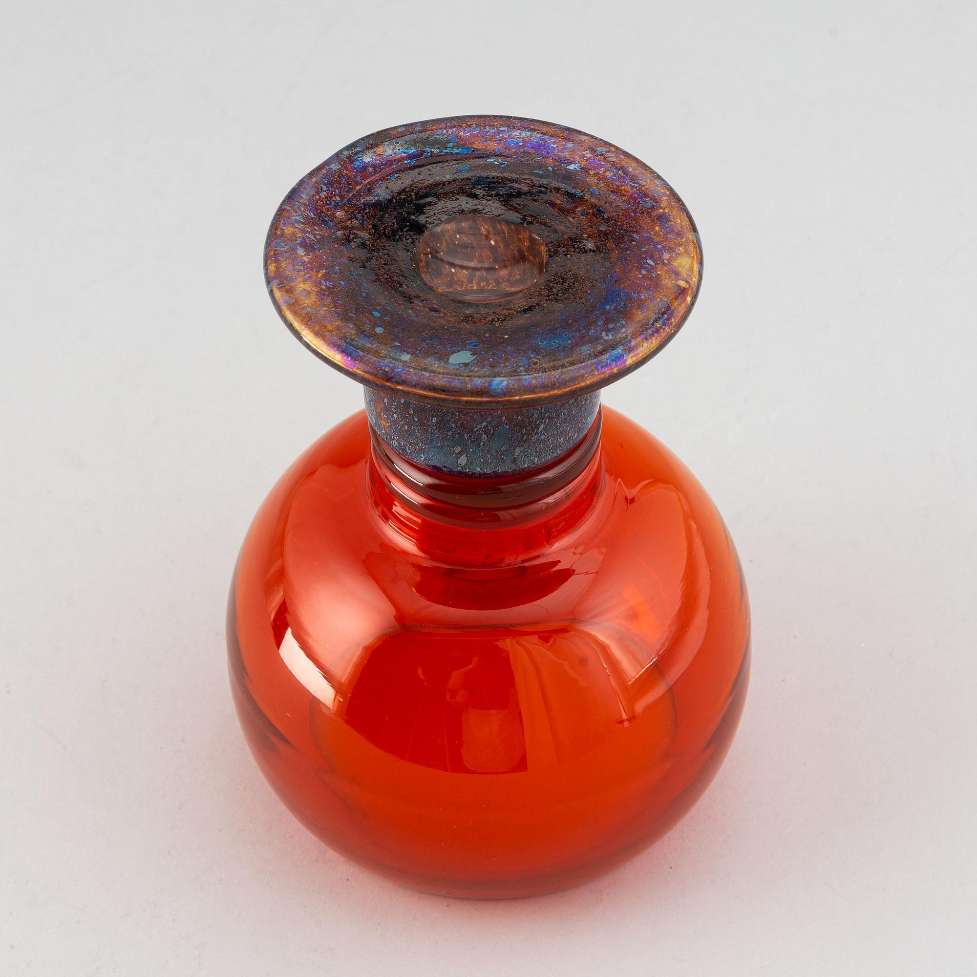 Kaj Franck, a glass goblet,  Nuutajärvi Notsjö, not signed.