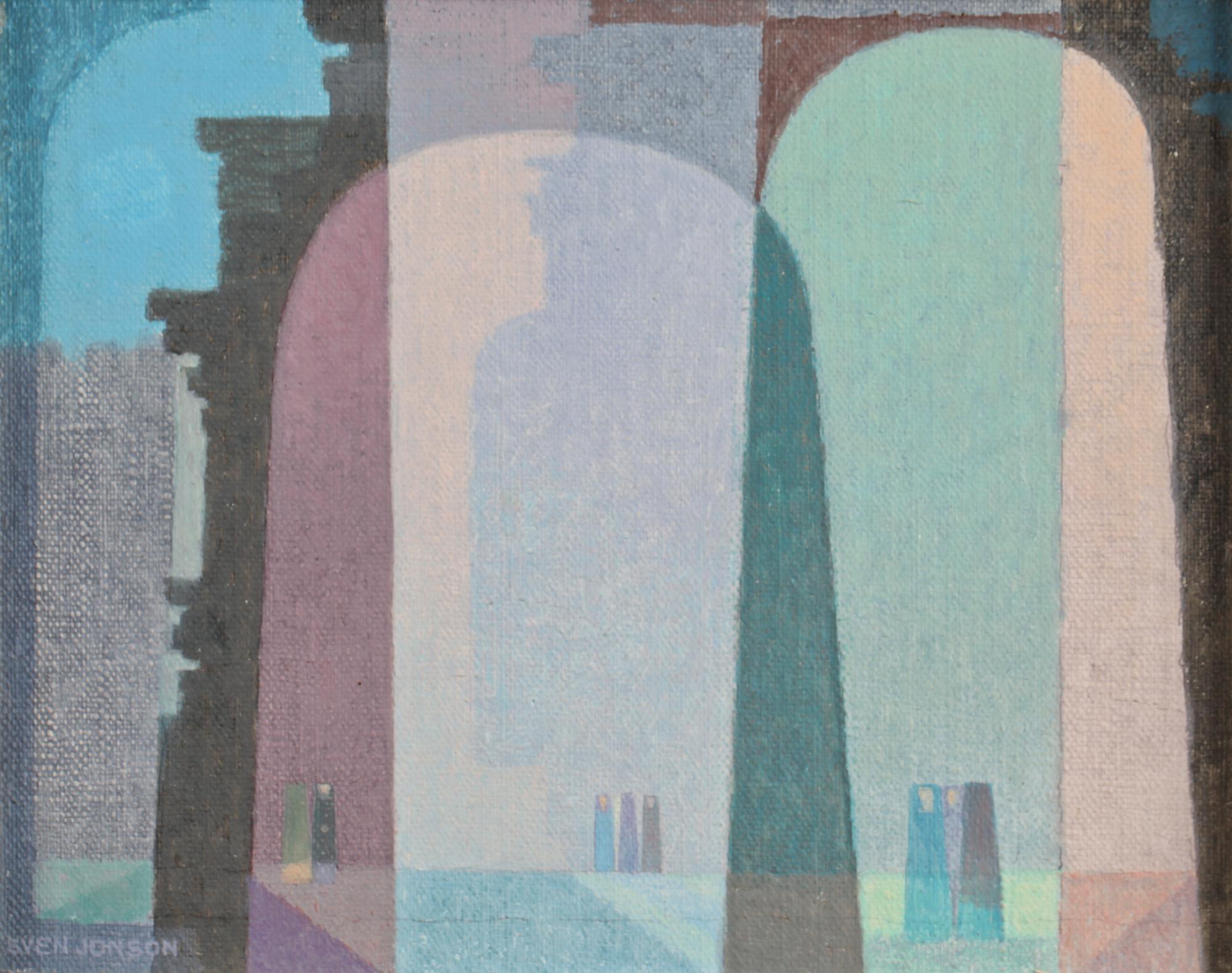 SVEN JONSON, olja på duk, sign.