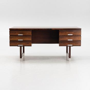 Kai Kristiansen, a rosewood writing table for Feldballe, Denmark, 1960s/70s.