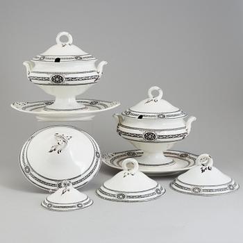 A 65 piece creamware dinner service from Gustavsberg.