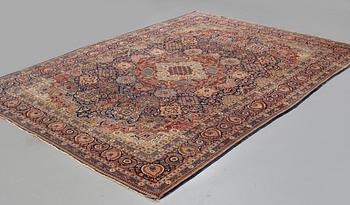 A carpet, semi-antique Tabriz, ca 357,5 x 253,5-263 cm.