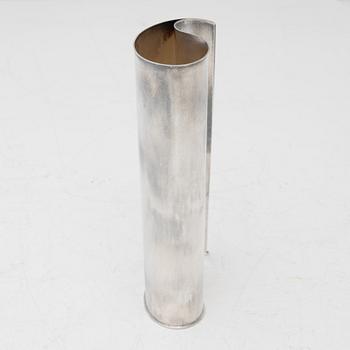 Rolf Lindståhl, a sterling silver vase, Stockholm, 2008.