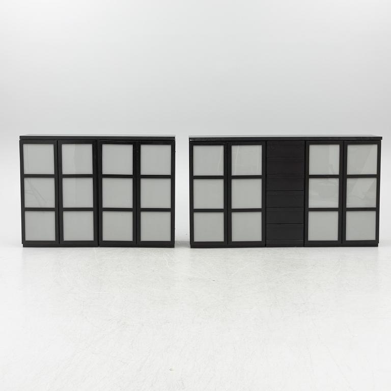 Titti Fabiani, bookcase, 5 sections, "Book", Ideal Form Team.