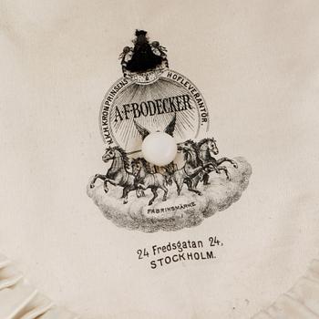 BICORNE MED ASK, AF Bodecker, Stockholm, omkring 1900.