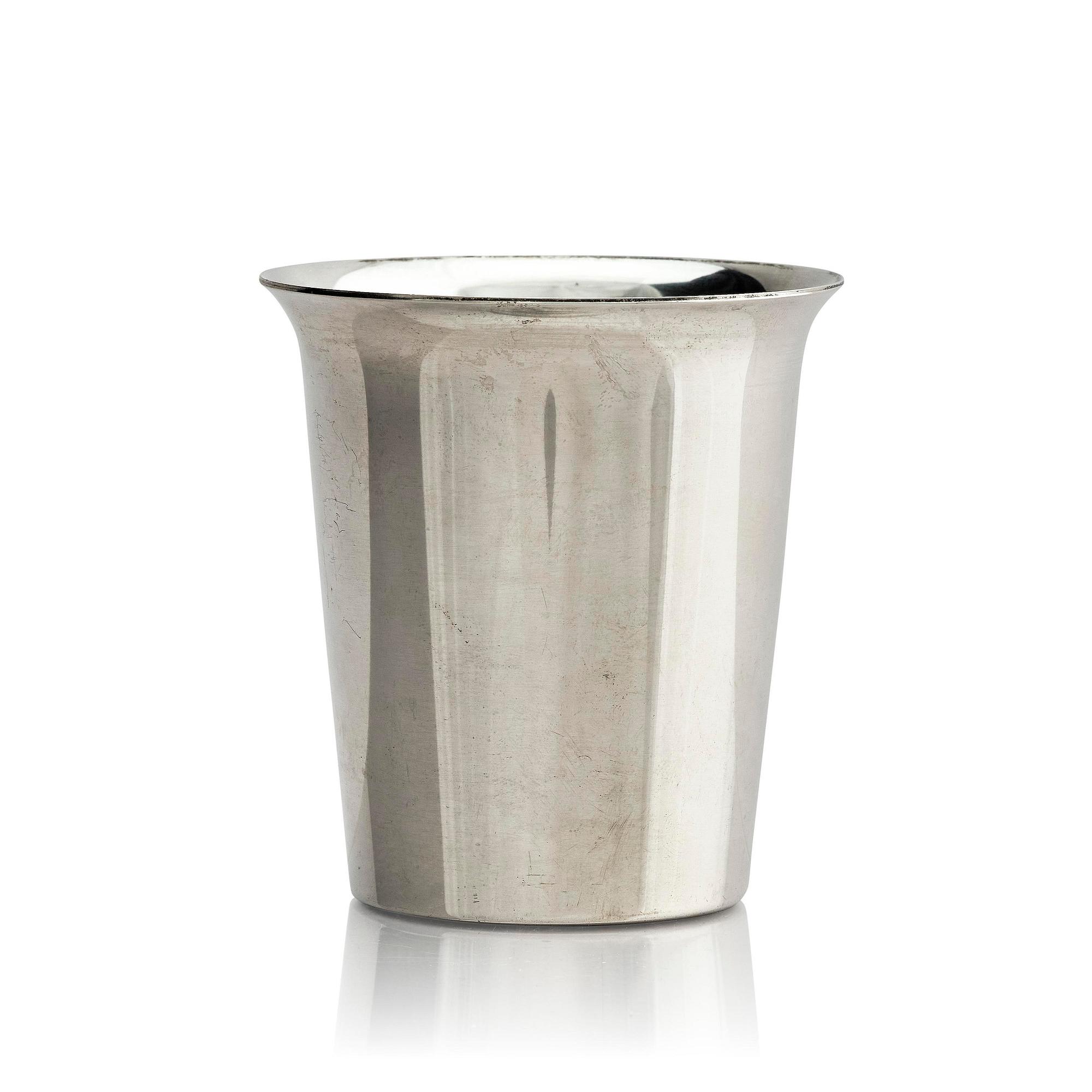 Åke Strömdahl, a sterling silver beaker, Stockholm, Sweden 1959.