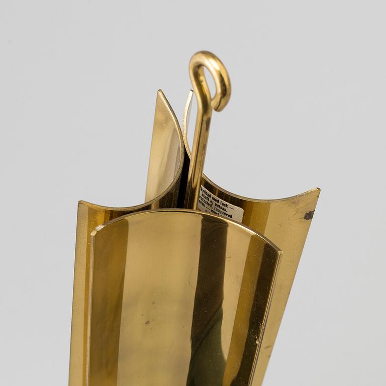 A brass ceiling lamp by Pierre Forsell, Skultuna, late 20th century.