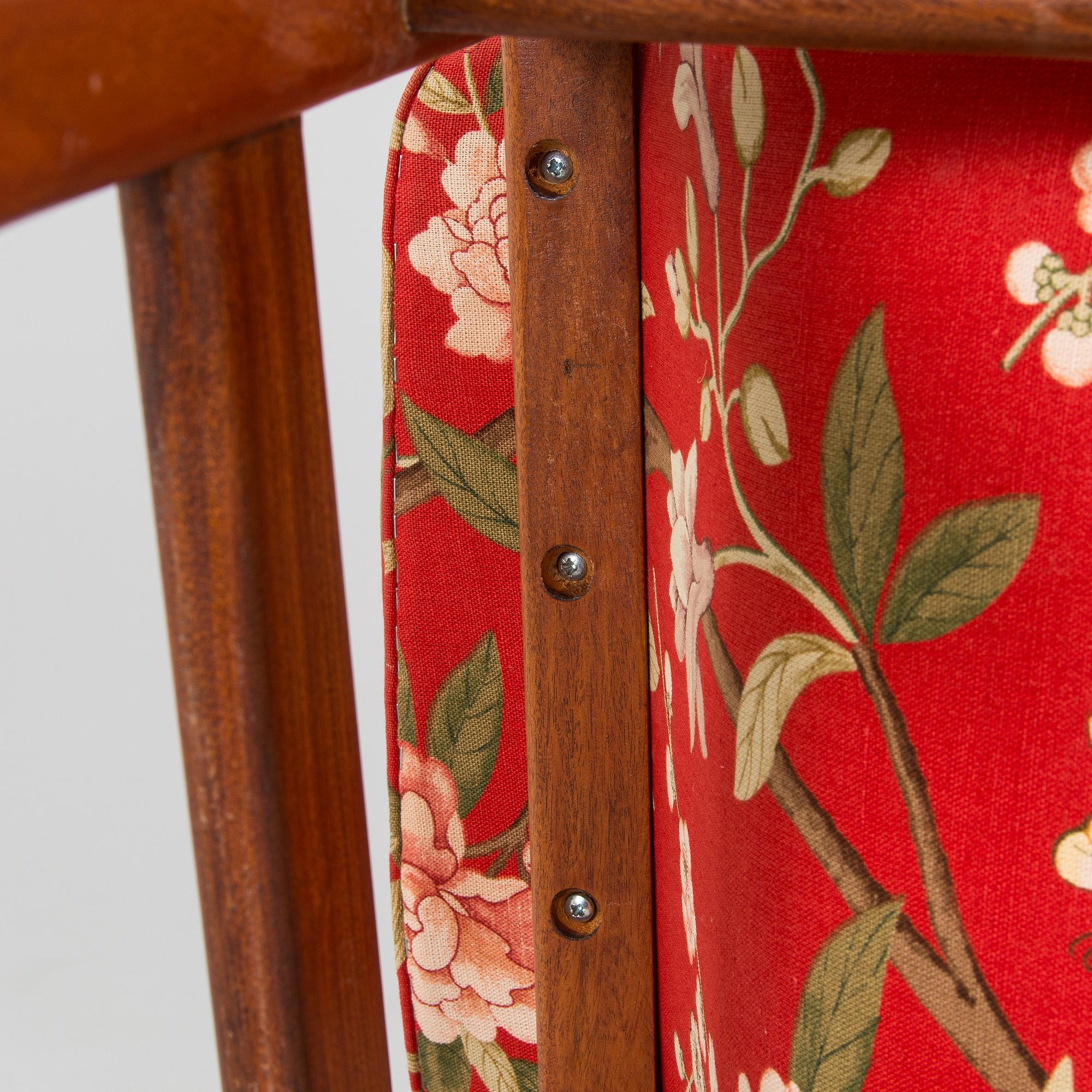 Carl Gustaf Hiort af Ornäs, fåtölj, "Caravelle", för Puunveisto Oy - Träsnideri Ab, 1960-tal.