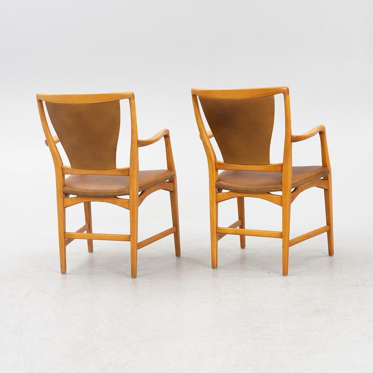 A set of eight 'Bangkok' armchairs, Westbergs Möbler, Tranås, 1940's/50's.