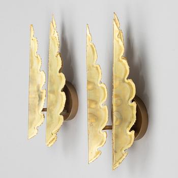 A pair of wall lights, Holm-Sørensen & Co, Denmark, second half of the 20th Century.