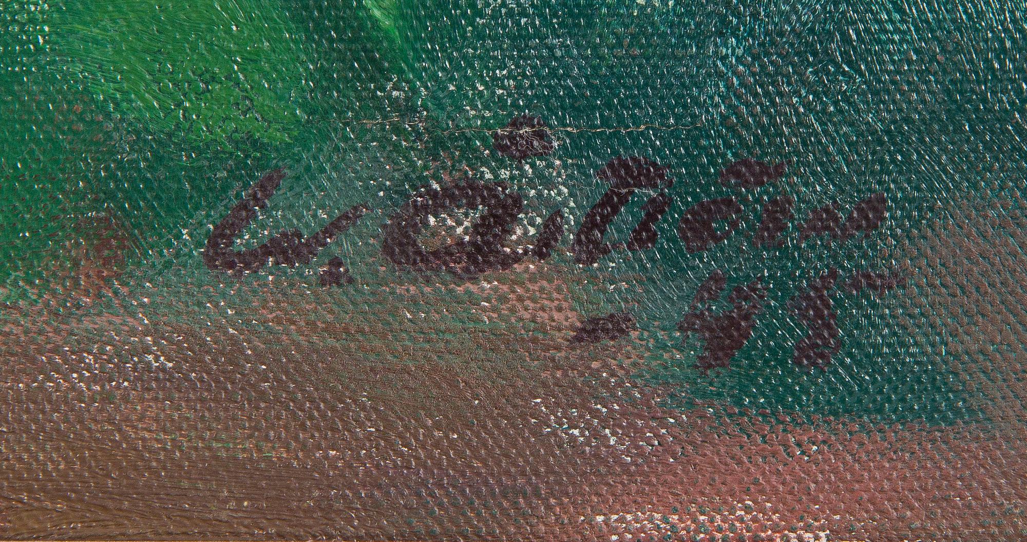 Werner Åström, The courtyard.