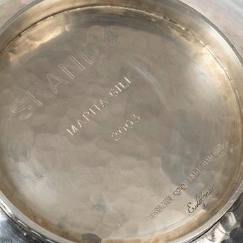 Eric Löfman, Bowl, silver, MEMA, 2002.