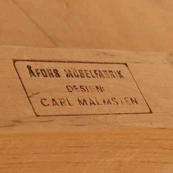 Carl Malmsten, dining table, "Calmare key", Åfors furniture factory.