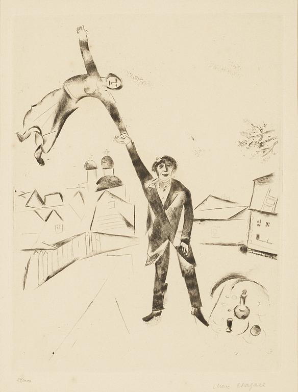 Marc Chagall, "Der Spaziergang", ur : "Mein Leben".
