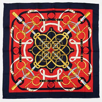 Hermès, scarf, "Eperon d'Or".