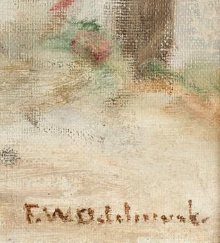 FRANS WILHELM ODELMARK, Olja på duk, signerad.