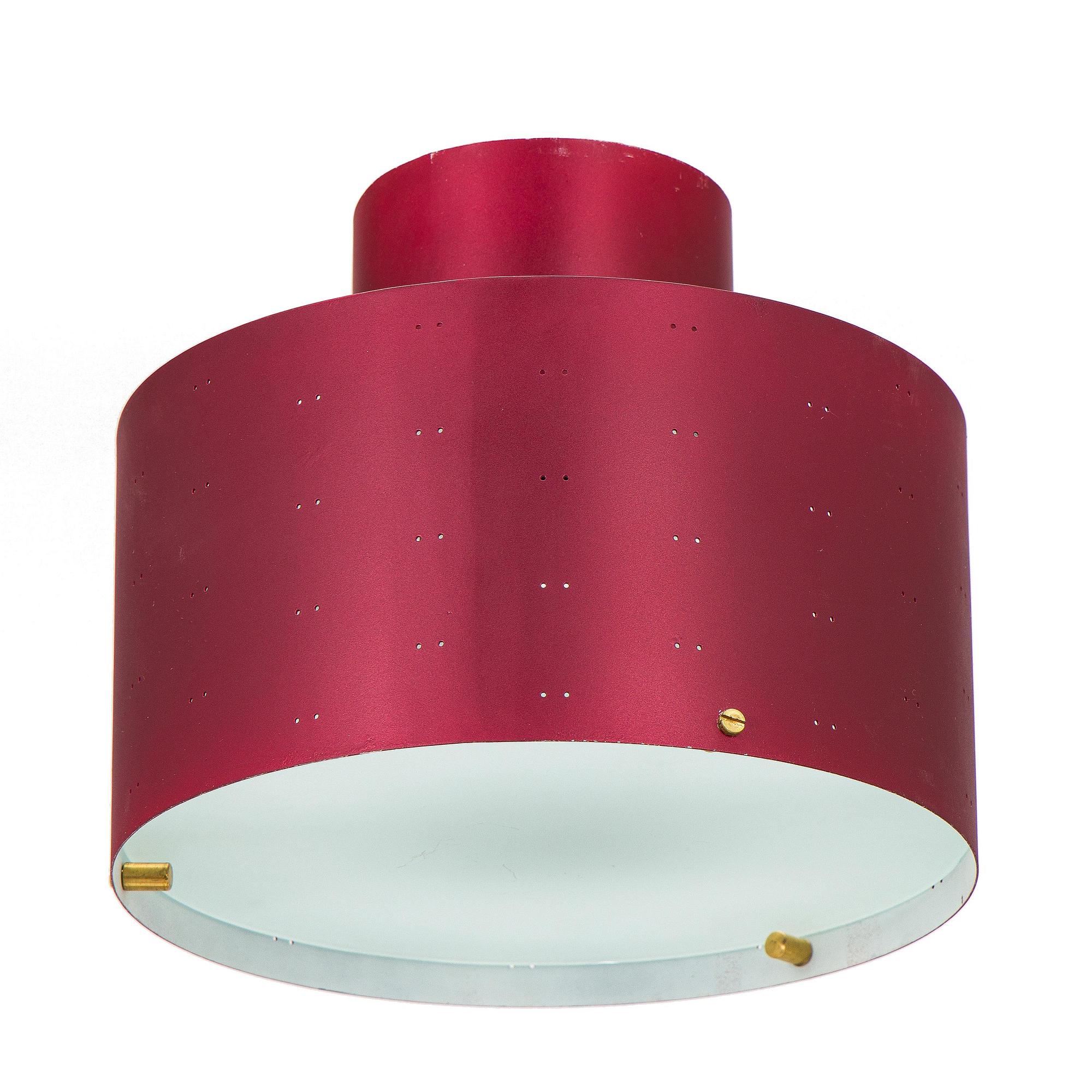 Paavo Tynell, a 1950s 9069/24 'Starry sky' ceiling light for Idman, Finland.