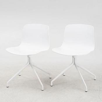 Hee Welling & Hay, a set of six model 'AAC 10' chairs, Denmark.