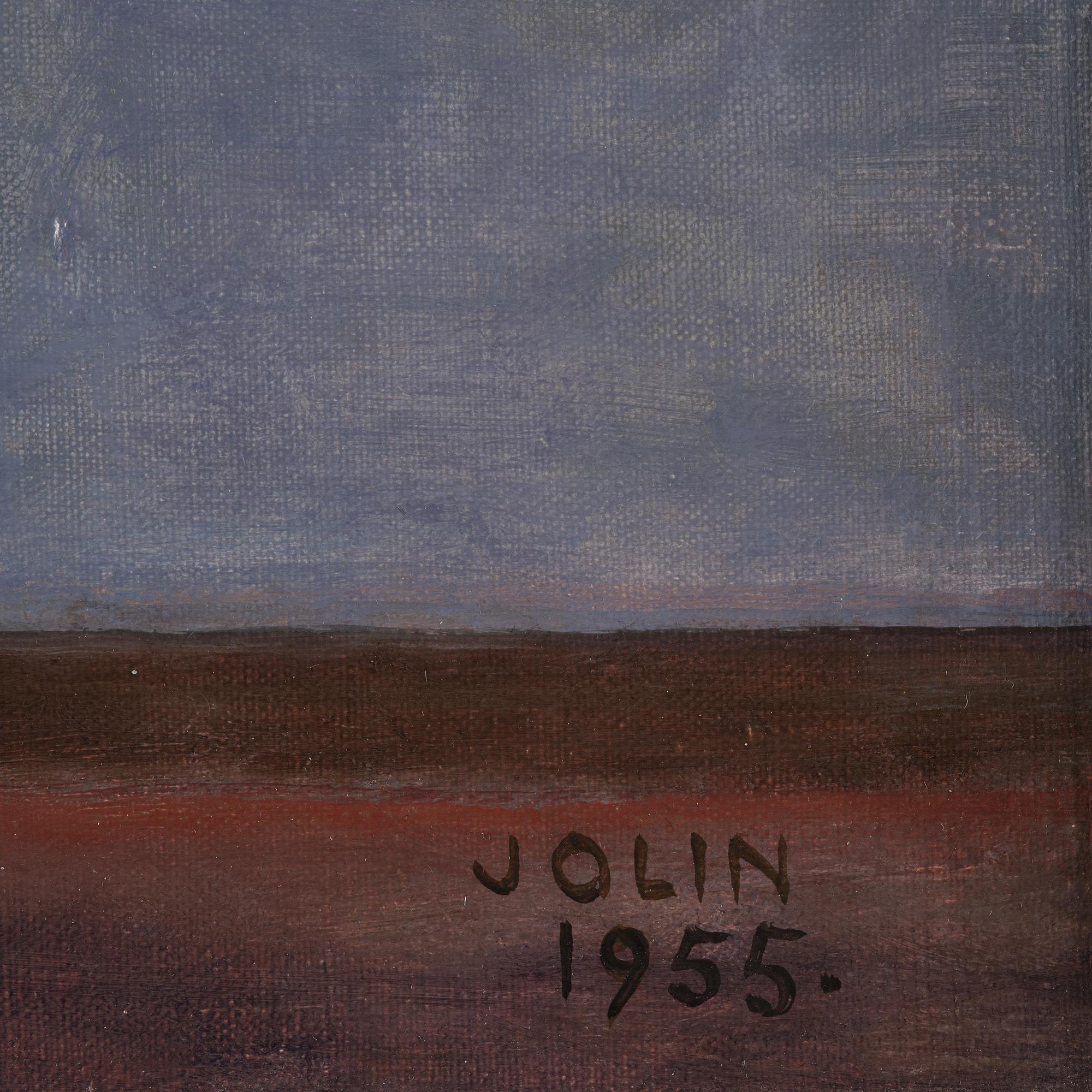 Einar Jolin, Still life with lilies.