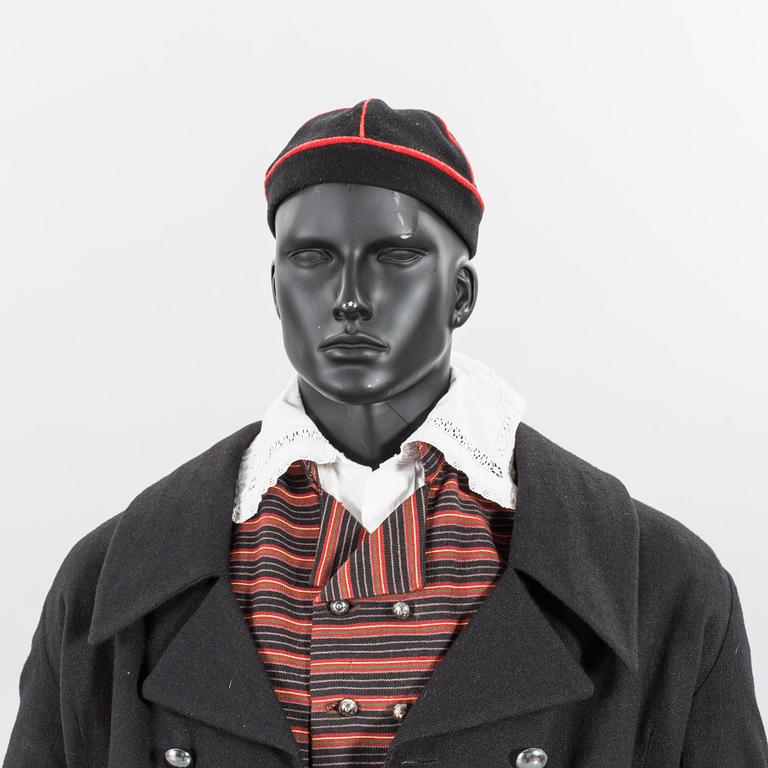 A Swedish male folklore costume from Luggude Skåne, later part of the 20th entury.