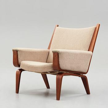 HANS J WEGNER, an easy chair, a prototype of model "GE501", Getama, Denmark, 1970's.