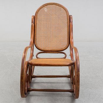 A first half of the 20th century Thonet rocking chair.