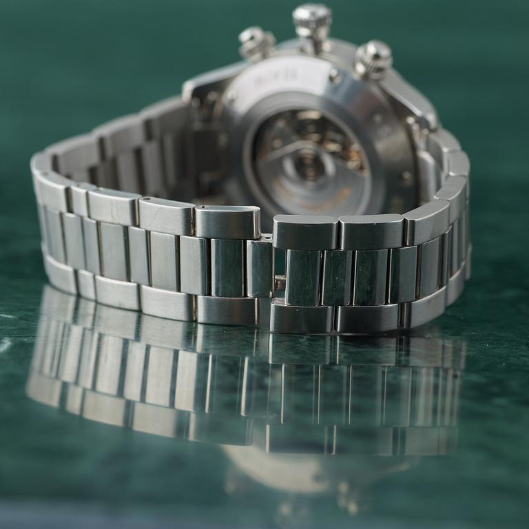 SJÖÖ SANDSTRÖM, Royal Steel, chronograph, wristwatch, 42 mm,