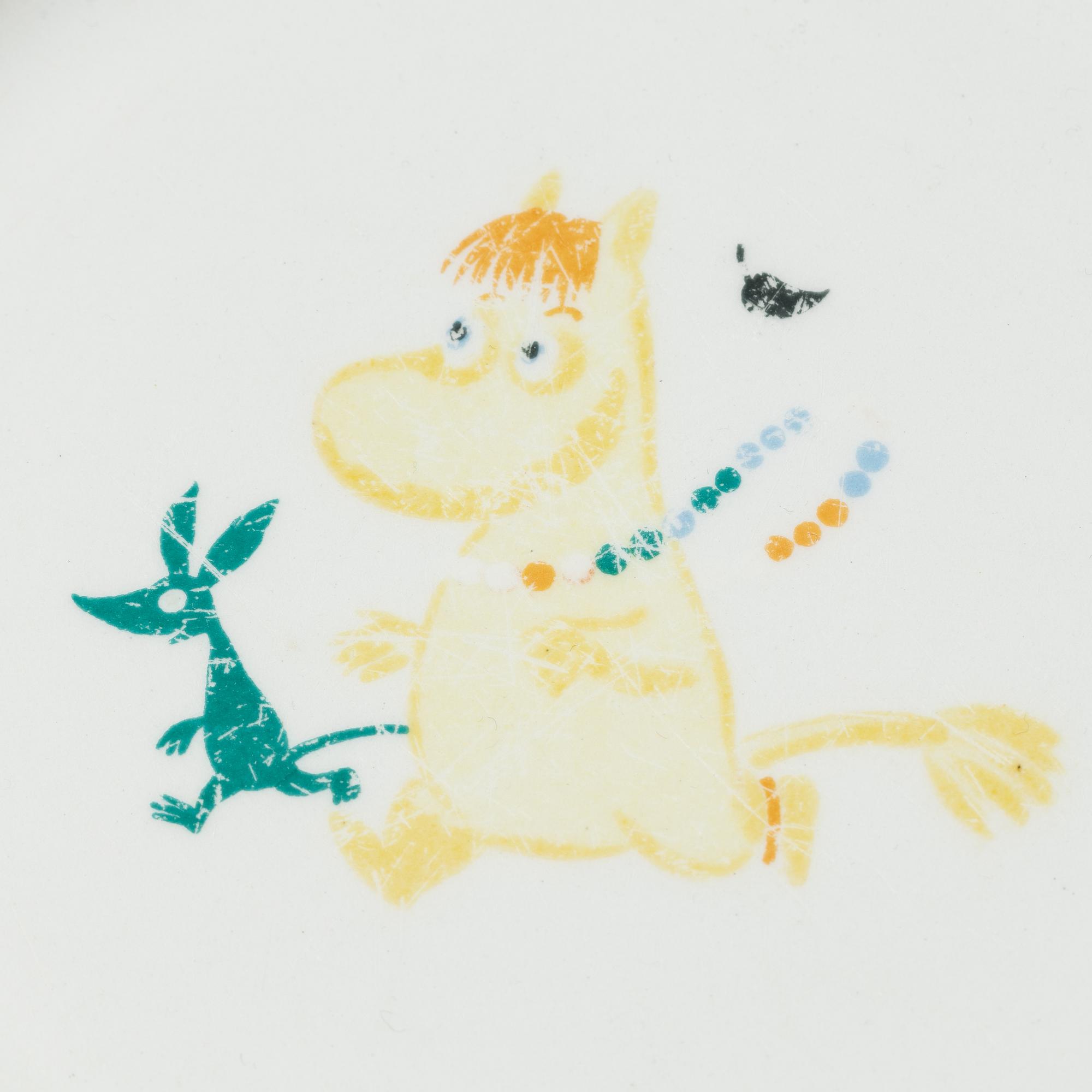 Arabia, Plate, Moomin, Finland, sent 1950s.