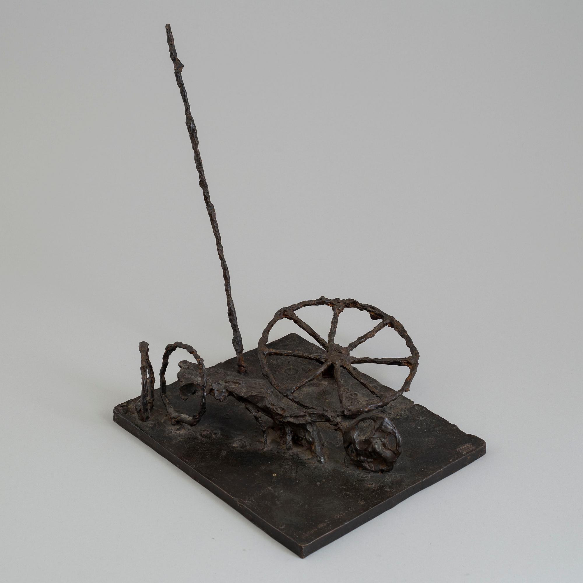 ASMUND ARLE, Skulptur, brons, signerad Asmund Arle och daterad 1963-69. Numrerad 1/5.