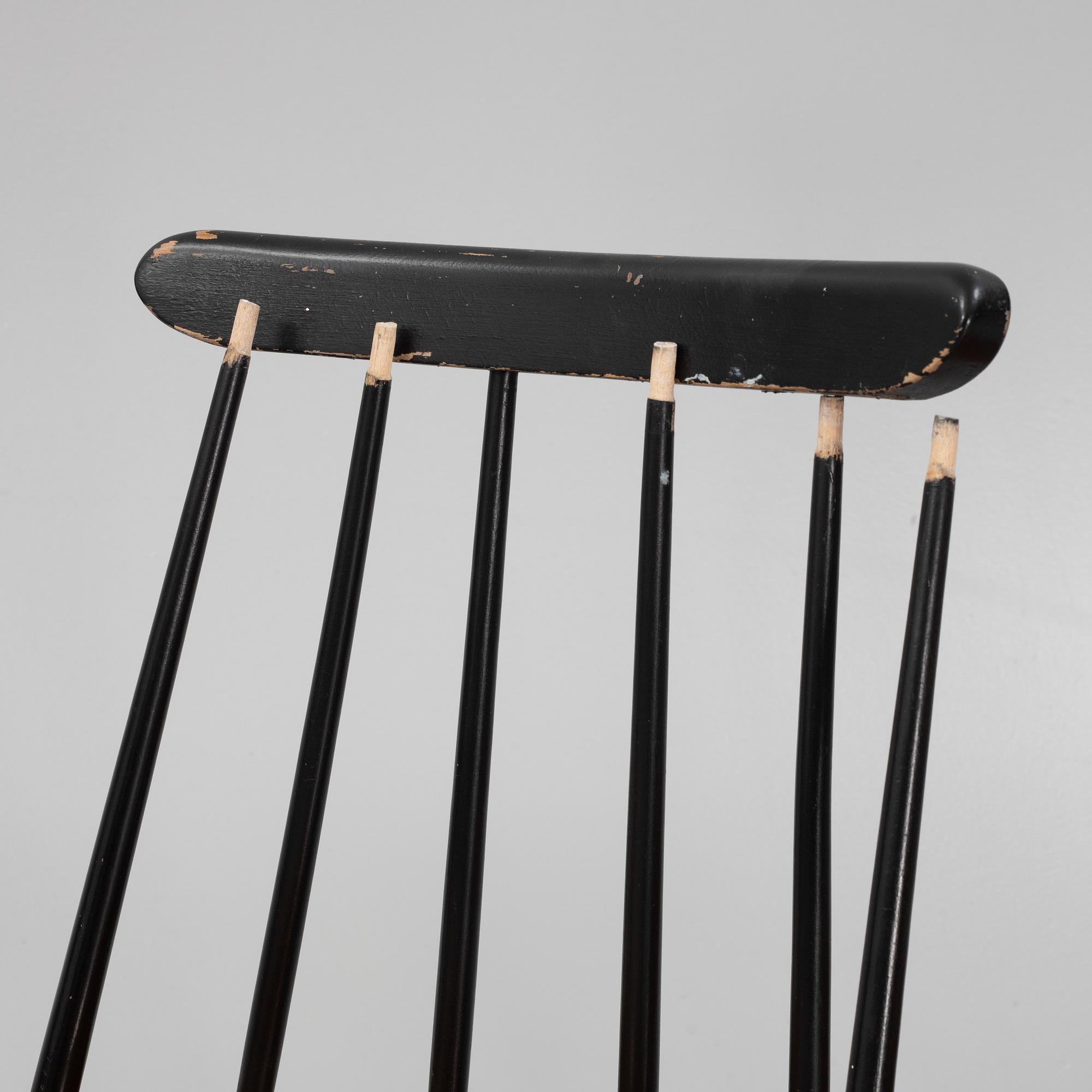 Ilmari Tapiovaara, a set of four 'Fanett' chairs, Edsbyverken, 1950's/60's.