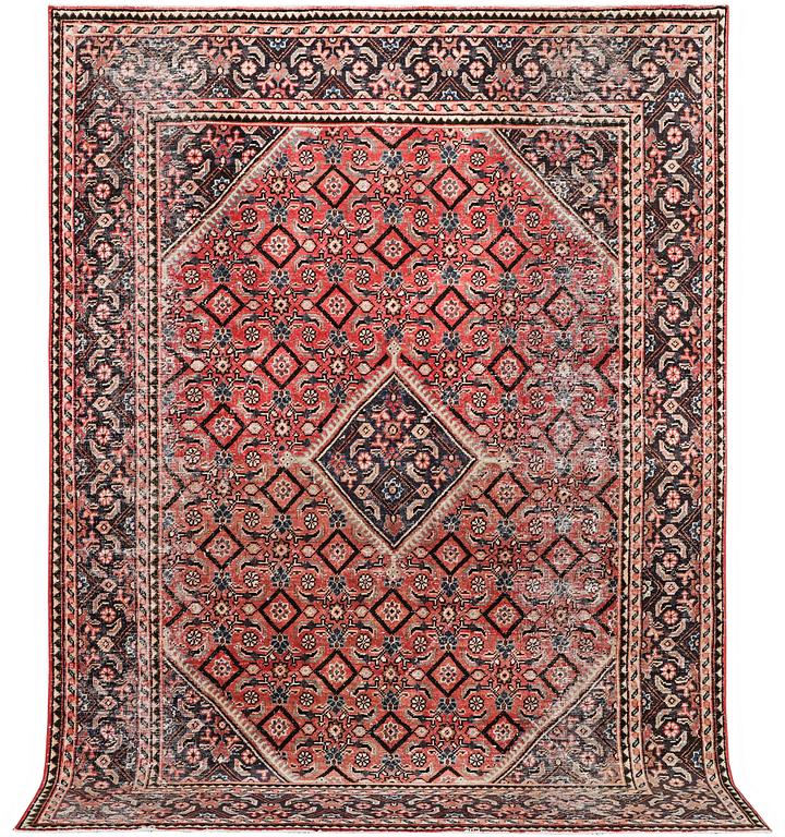 A carpet, Persian, vintage design, c. 289 x 208 cm.