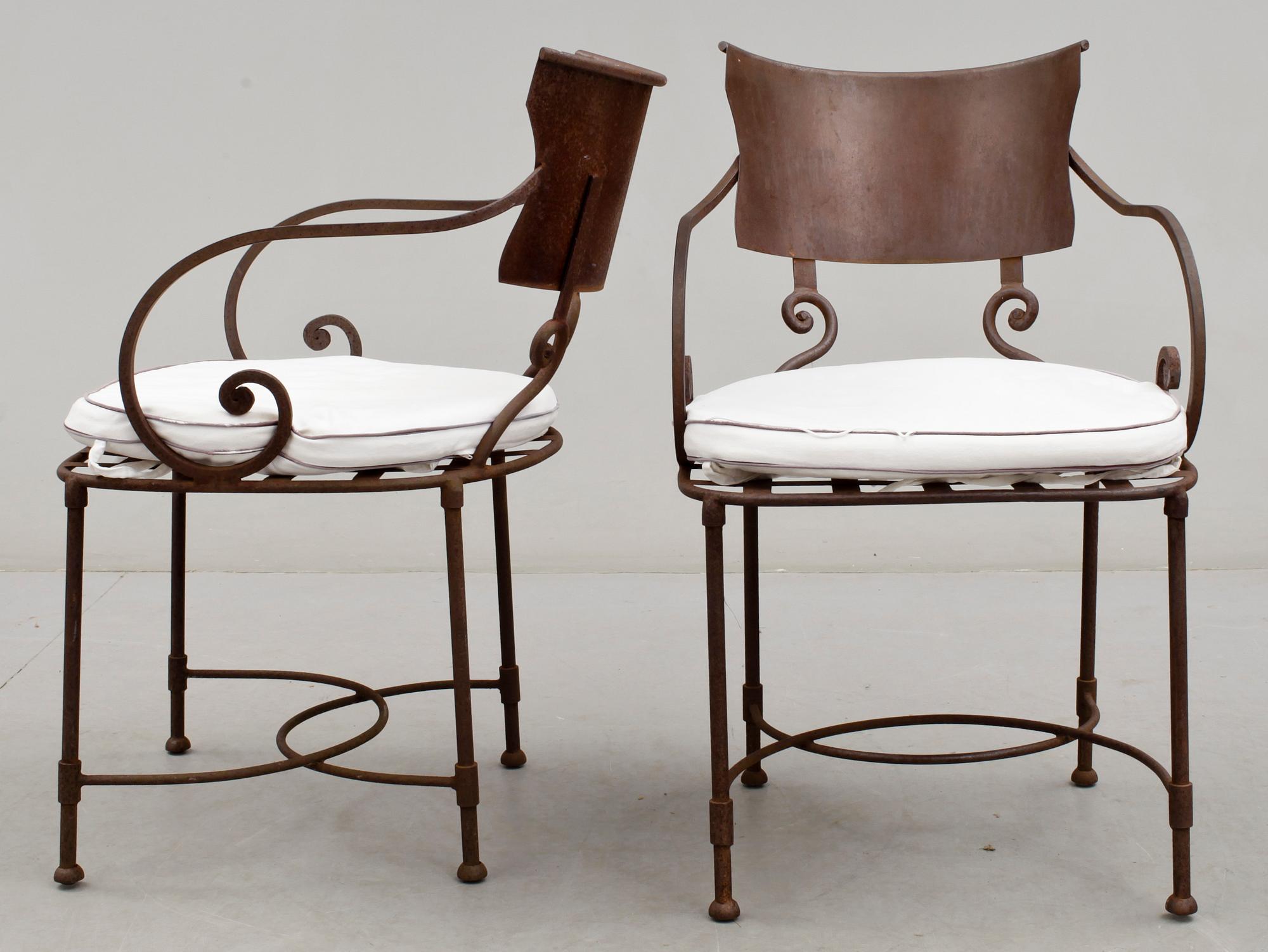 TRÄDGÅRDSSTOLAR, 6 st, 1900-tal.