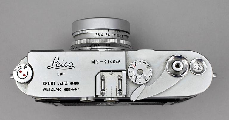 KAMERA, Leica, Tyskland, 1900-talets mitt.