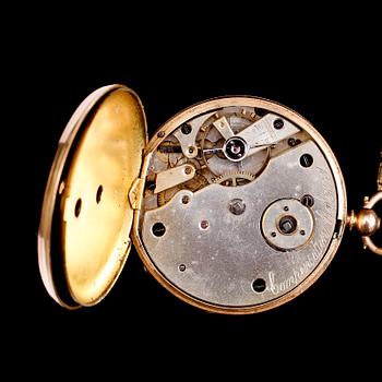 FICKUR, 14 k guld, tidigt 1900-tal.