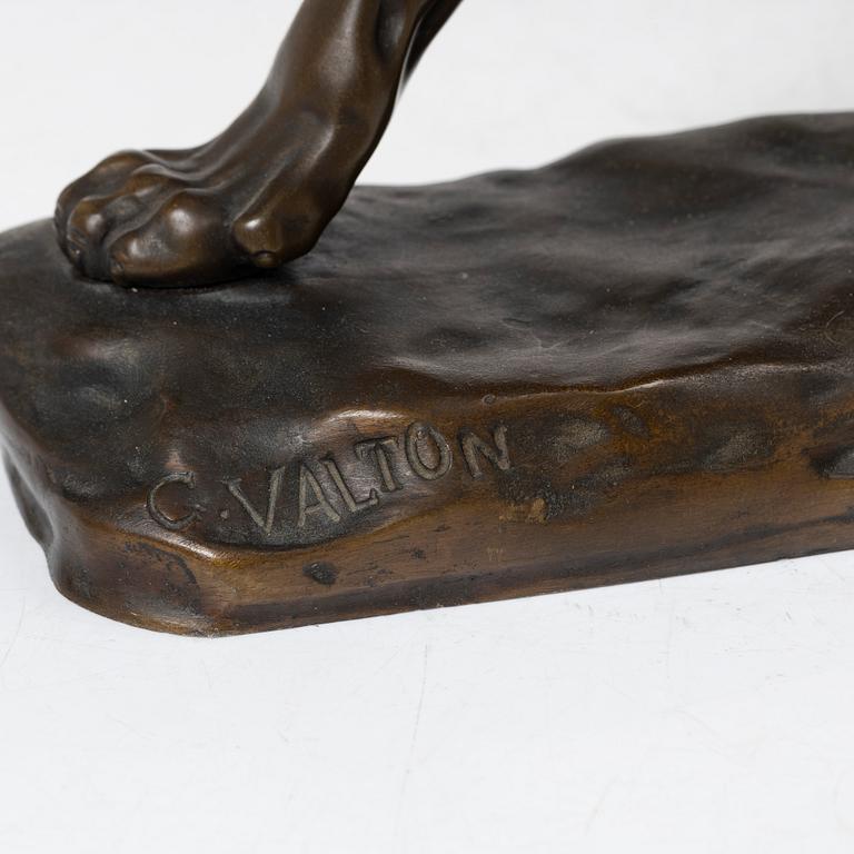 Charles Valton, after., Wounded panther.