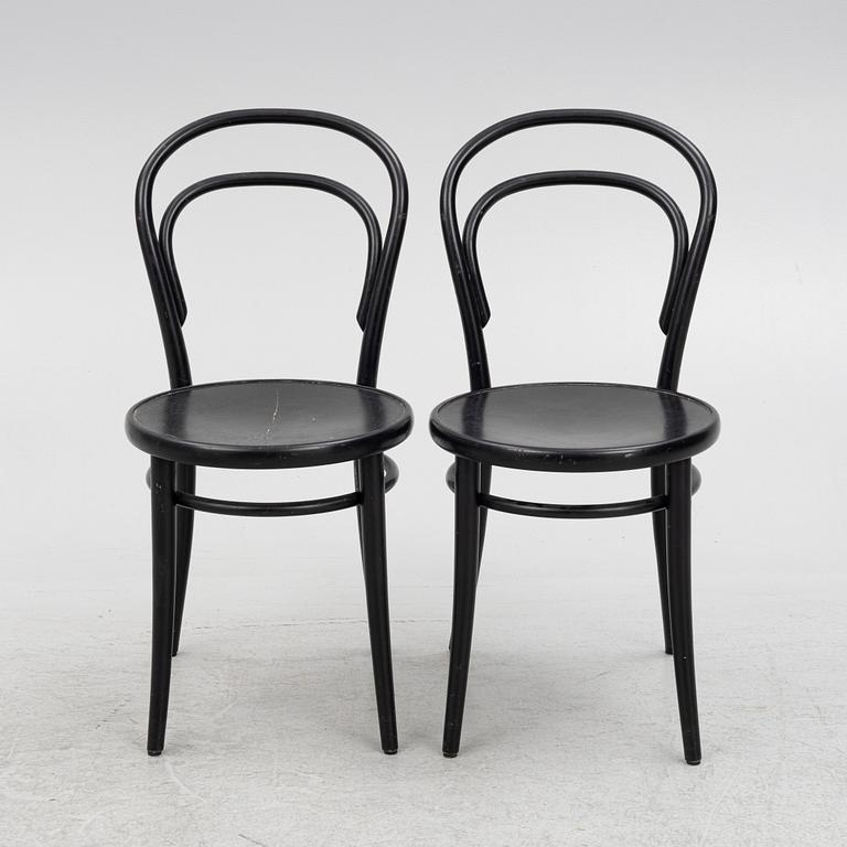 Michael Thonet, stolar, 4 st, "No 14", Ton.