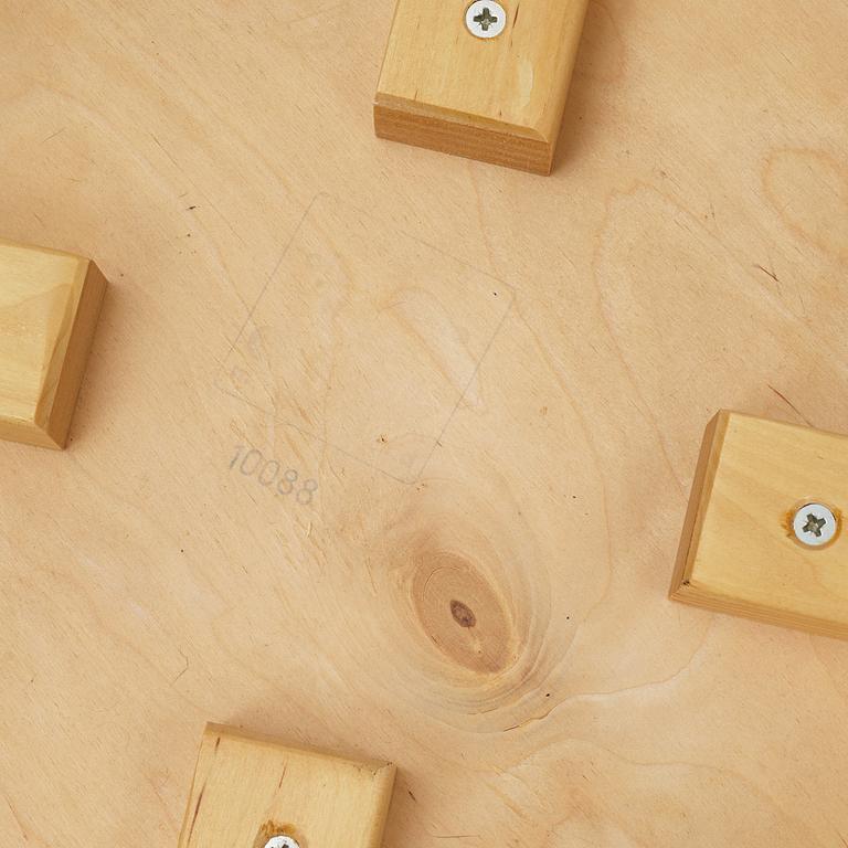 Alvar Aalto, stools, 4 pcs, model 60E, late 20th century.