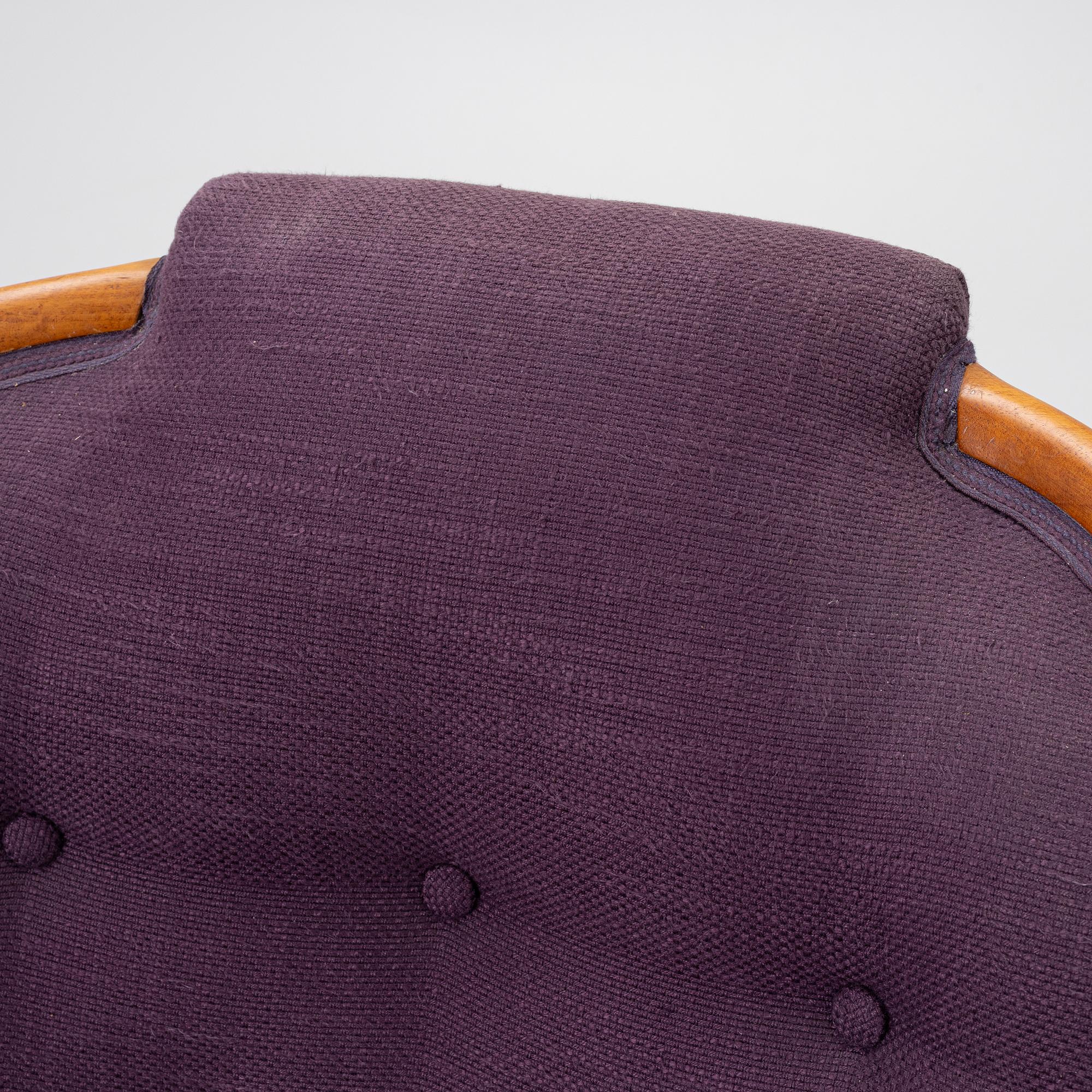 Carl Malmsten, Armchair, “Vår fru”, Bodafors, 1960s.