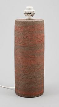 BORDSLAMPA, keramik, Märkt Nittsjö, trol Thomas Hellström. omkr 1900-talets mitt.