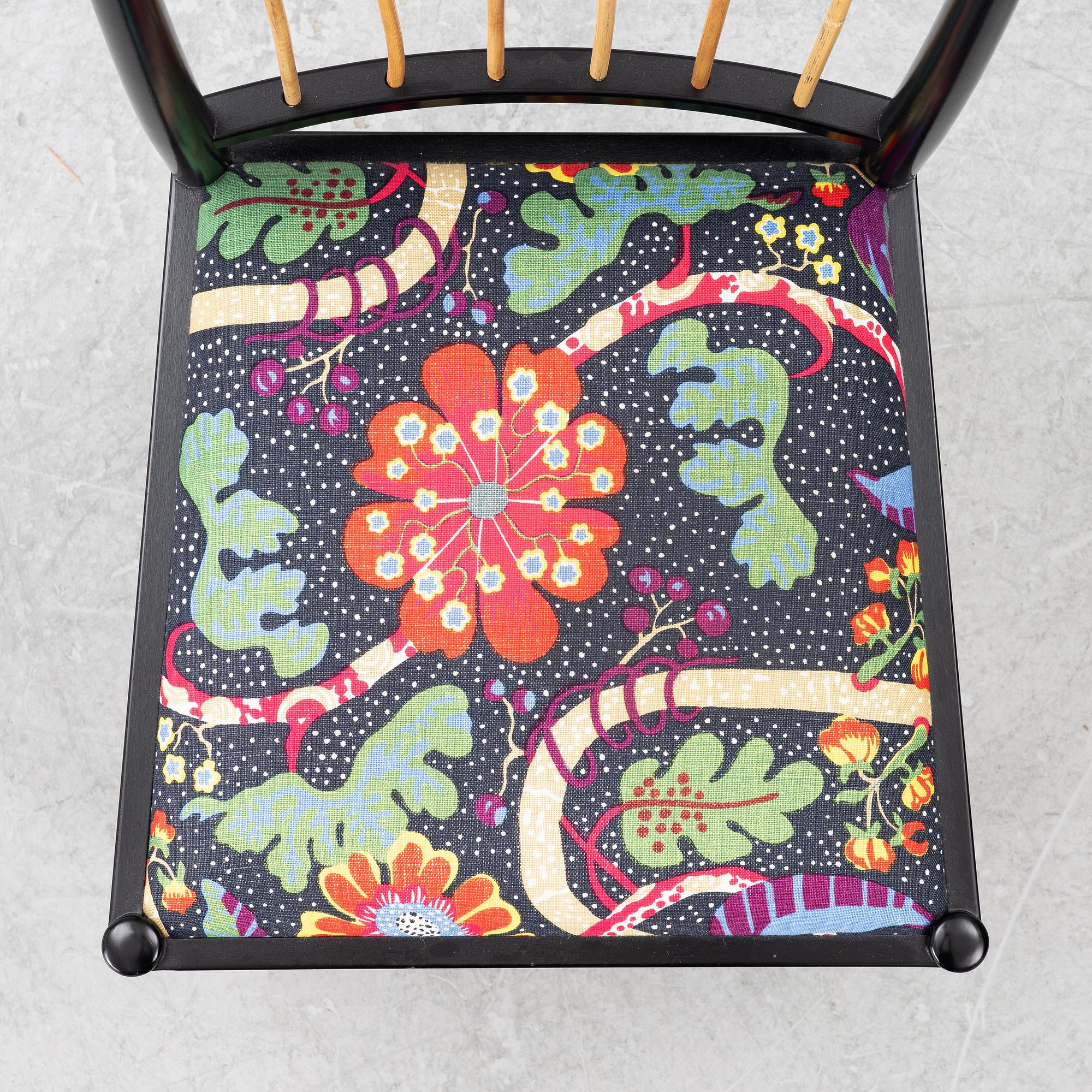 Josef Frank, chairs, 6 pcs, model 2025, Svenskt Tenn.