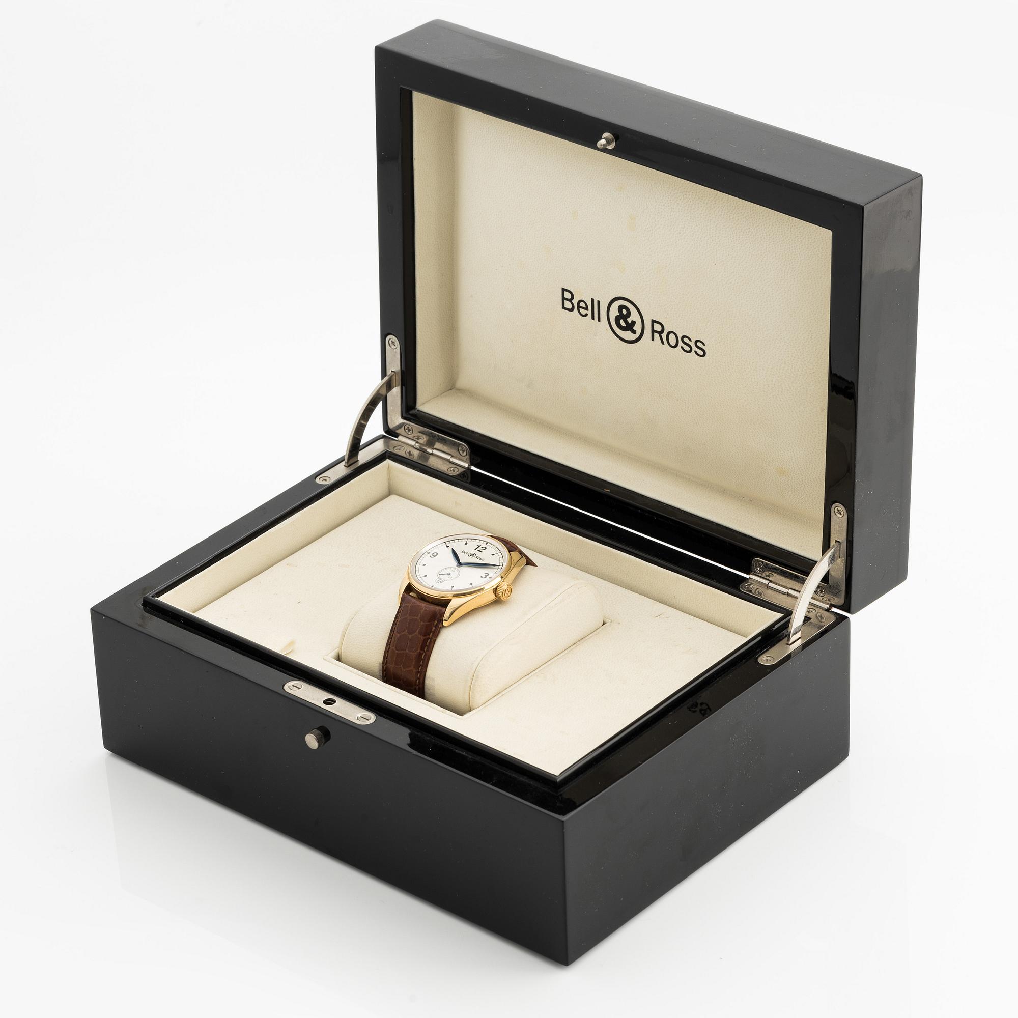 Bell & Ross, Vintage 123 Gold Pearl, armbandsur, 38 mm.