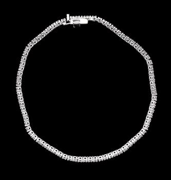 BRACELET, brilliant cut diamonds, tot. 2.80 cts.