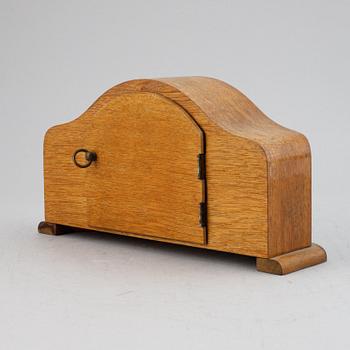 A mantle clock with mechanical footballers, first half of the 20th century.