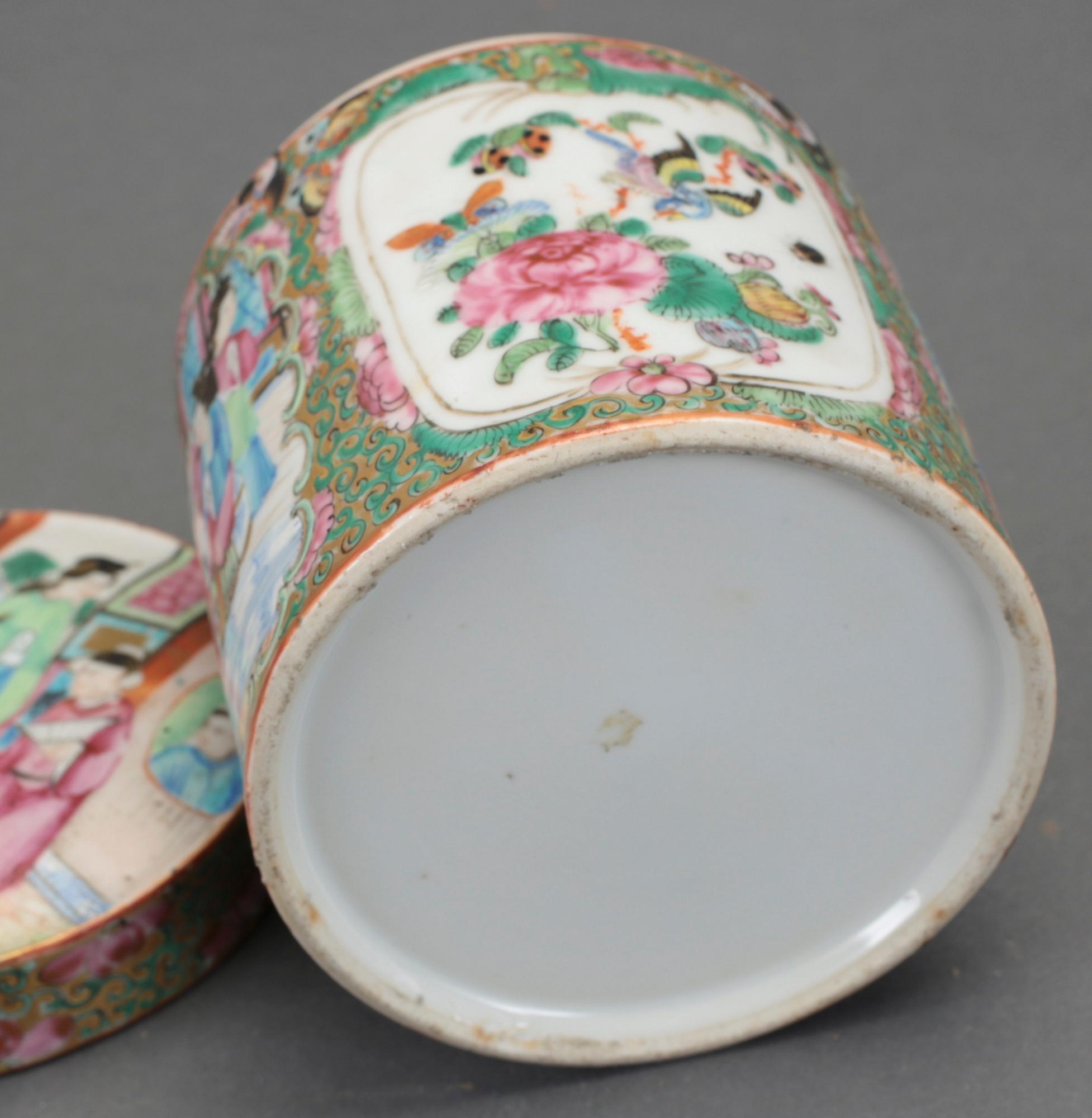 FAT samt TEDOSA, porslin, Kanton, Kina, 1800-tal.