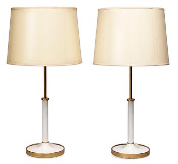 643. A pair of Josef Frank table lamps, model 2466, Firma Svenskt Tenn.