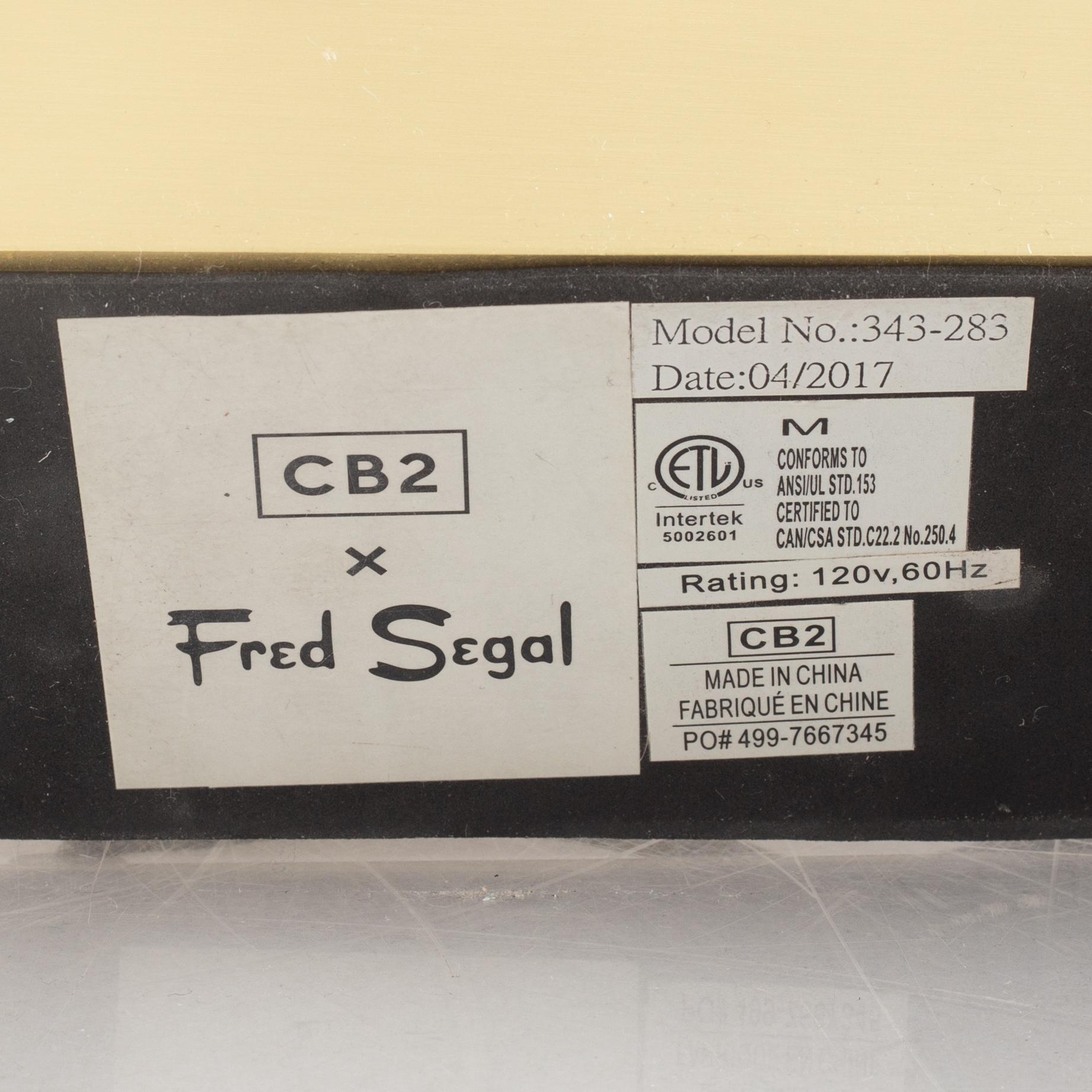 Fred Segal, table lamp "Sphere Desk Lamp", CB2, contemporary.