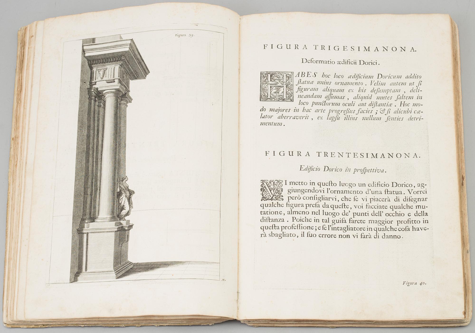A BOOK, Andrea Pozzo: Prospettiva de pittori e architetti, Roma 1693.
